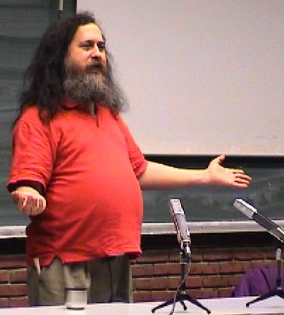 Richard Stallman speaking