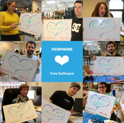 Fairphone also confessed their love for Free Software