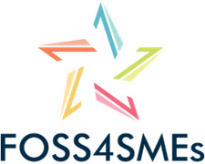 The logo of the FOSS4SMEs project