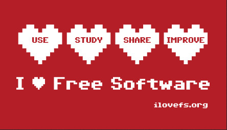 I love Free Software