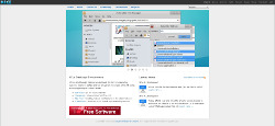 xfce promotes ilovefs on their website